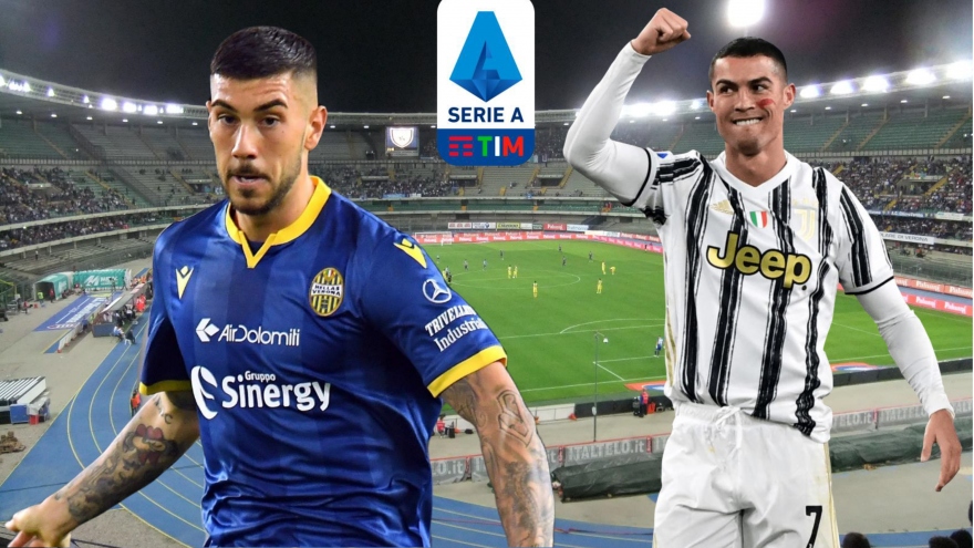 Dự đoán kết quả, đội hình xuất phát trận Verona - Juventus